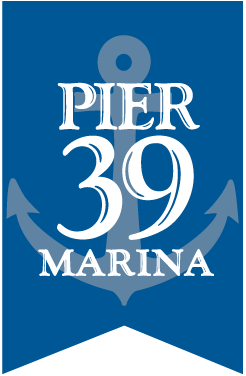 logo of PIER39 against an anchor